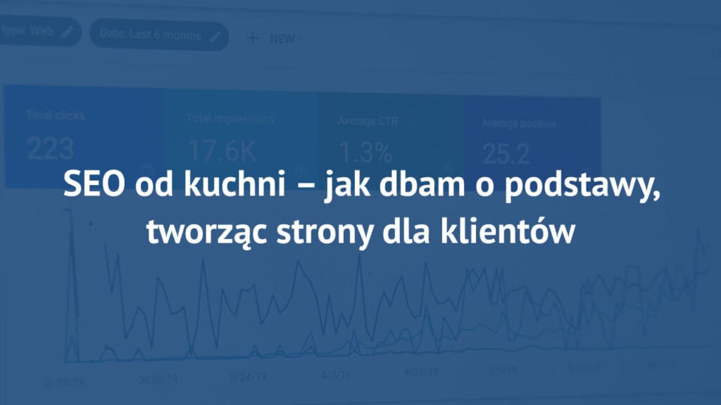 SEO od kuchni - tło artykułu